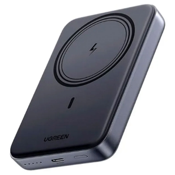 Mostrar detalhes de CARREGADOR POWER BANK UGREEN 10.000MAH INDUCAO/MAGNETICO CINZA - PB561 Imagem de CARREGADOR POWER BANK UGREEN 10.000MAH INDUCAO/MAGNETICO CINZA - PB561
