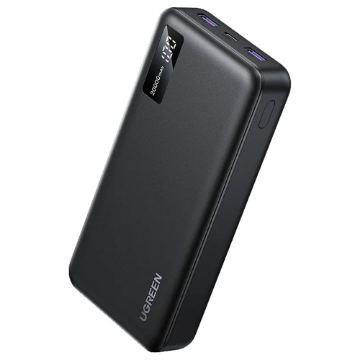 Mostrar detalhes de CARREGADOR POWER BANK UGREEN 20.000MAH PORTAS USB-C E USB-A - PB312 Imagem de CARREGADOR POWER BANK UGREEN 20.000MAH PORTAS USB-C E USB-A - PB312