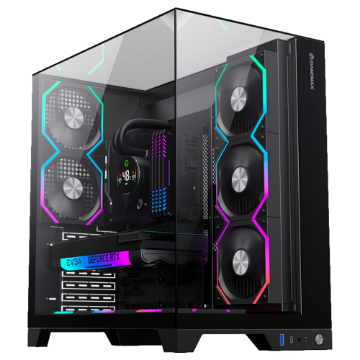 Imagem de GABINETE GAMER GAMEMAX LUCENT PRO MID TOWER ATX PRETO - 010000563