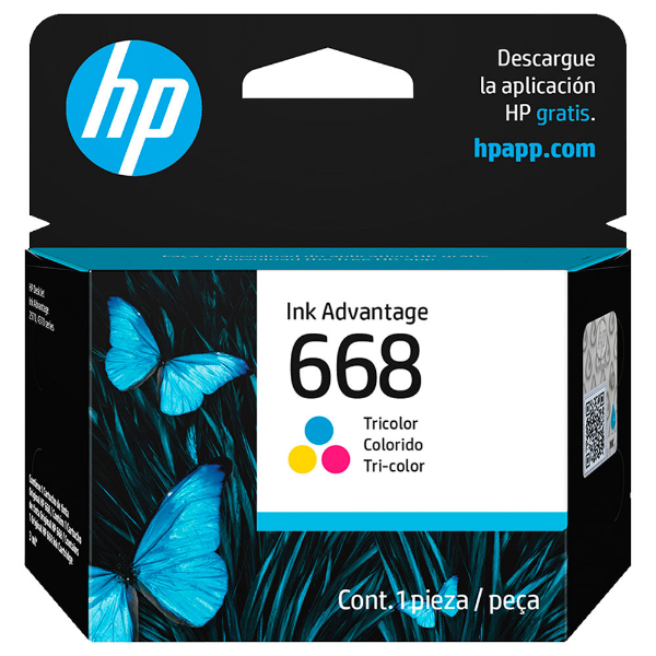Imagem de CARTUCHO HP 7FP36VL 668 TRICOLOR