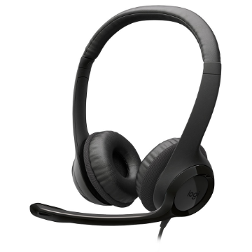 Imagem de FONE DE OUVIDO MIC LOGITECH H390 USB-C PRETO - 981-001575