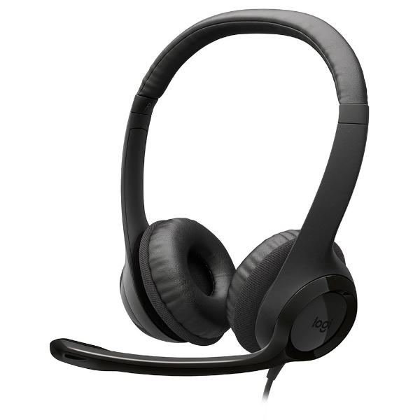 Imagem de FONE DE OUVIDO MIC LOGITECH H390 USB-C PRETO - 981-001575