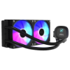 Imagem de WATER COOLER KALKAN AURA DIGITAL 240MM PRETO ARGB KLK00100