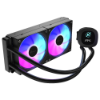 Imagem de WATER COOLER KALKAN AURA DIGITAL 240MM PRETO ARGB KLK00100