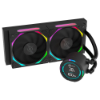 Imagem de WATER COOLER KALKAN DELTA V2 240MM ARGB PRETO KLK00066
