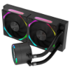 Imagem de WATER COOLER KALKAN DELTA V2 240MM ARGB PRETO KLK00066
