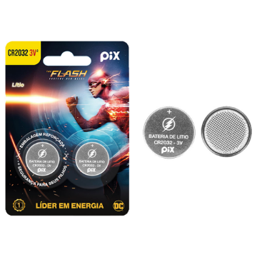 Mostrar detalhes de BATERIA CR2032 3V LITIO MANGANES BLISTER C/ 2 PECAS PIX - 013-6032 Imagem de BATERIA CR2032 3V LITIO MANGANES BLISTER C/ 2 PECAS PIX - 013-6032