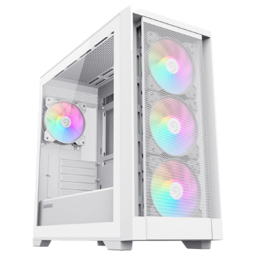 Imagem de GABINETE GAMER GAMEMAX DEFENDER M-ATX BRANCO - 10000507