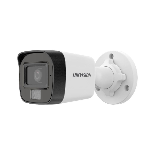 Imagem de Camera Hikvision IP Smart Hybrid Light 2MP Full HD Bullet 2.8mm IR 20m Mic Embutido IP67 DS-2CD1021G2-LIU