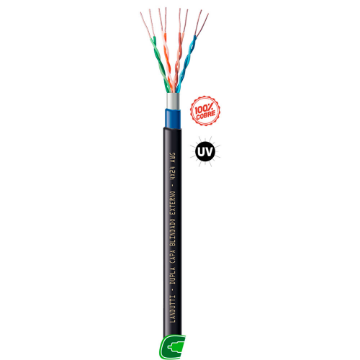Imagem de CABO DE REDE CAT5E F-UTP CMX LANDUTTI DUPLA CAPA BLINDADO 100M PT CONDUTTI