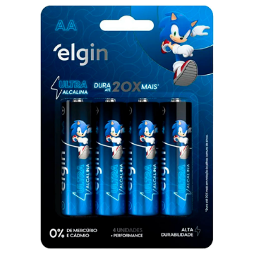 Mostrar detalhes de PILHA ULTRA ALCALINA AA BLIST C/4 PECAS 82433 ELGIN Imagem de PILHA ULTRA ALCALINA AA BLIST C/4 PECAS 82433 ELGIN