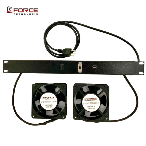 Imagem de KIT DE VENTILACAO COM 2 COOLER RACK SERVIDOR GFORCE