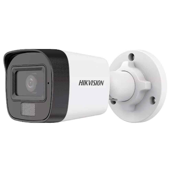 Imagem de Camera Hikvision Analogica Smart Hybrid Light 2MP Full HD Bullet 2.8mm IR 25m Mic Embutido IP67 DS-2CE16D0T-LPFS