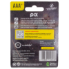 Imagem de PILHA ALCALINA ULTRA AAA LR03 BLISTER C/ 4 PECAS PIX - 022-6001