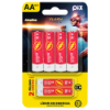 Imagem de PILHA ALCALINA ULTRA AA LR6 BLISTER C/ 4 PECAS + 2 PILHAS AAA GRATIS PIX - 022-6006