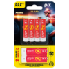 Imagem de PILHA ALCALINA ULTRA AAA LR03 BLISTER C/ 4 PECAS + 2 PILHAS AA GRATIS PIX - 022-6007