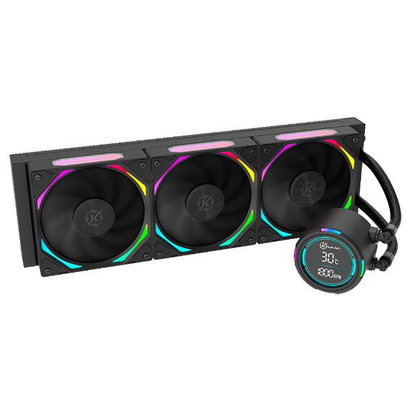 Imagem de WATER COOLER KALKAN DELTA V2 360MM ARGB PRETO KLK00067