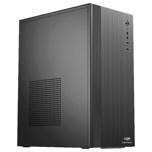 Imagem de GABINETE MICRO-ATX C3TECH MT-39BK COM FONTE 200W