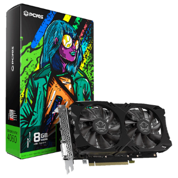 Imagem de PLACA DE VIDEO PCYES GEFORCE RTX 4060 8GB GDDR6 128BITS PVR40608GR6DF2