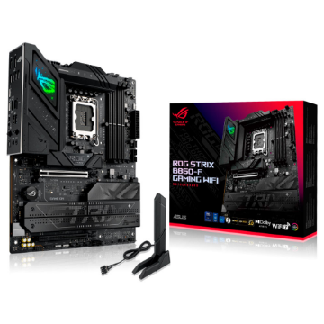 Imagem de PLACA MAE (INTEL) ASUS PRIME ROG STRIX B860-F GAMING WIFI DDR5 LGA1851 ULTRA PROCESSORS