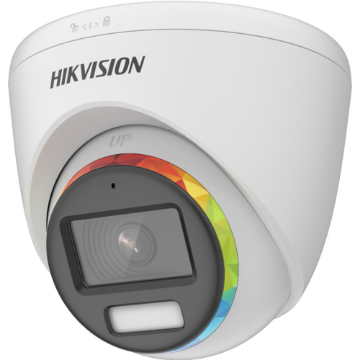 Mostrar detalhes de Camera Hikvision Analogica ColorVu Smart Hybrid Light 2MP Full HD Turret Metal 2.8mm IR 40m Mic Embutido IP67 DS-2CE72DF0T-LFS Imagem de Camera Hikvision Analogica ColorVu Smart Hybrid Light 2MP Full HD Turret Metal 2.8mm IR 40m Mic Embutido IP67 DS-2CE72DF0T-LFS