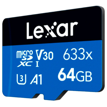 Mostrar detalhes de CARTAO DE MEMORIA MICRO SDHC LEXAR HIGH PERFORMANCE 64GB - LMS0633064G-BNNNG Imagem de CARTAO DE MEMORIA MICRO SDHC LEXAR HIGH PERFORMANCE 64GB - LMS0633064G-BNNNG