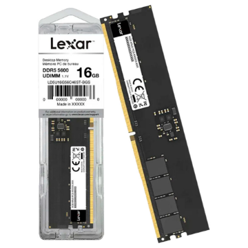 Mostrar detalhes de MEMORIA LEXAR 16GB DDR5 5600 MHZ 1,1V DESKTOP - LD5U16G56C46ST-BGS Imagem de MEMORIA LEXAR 16GB DDR5 5600 MHZ 1,1V DESKTOP - LD5U16G56C46ST-BGS