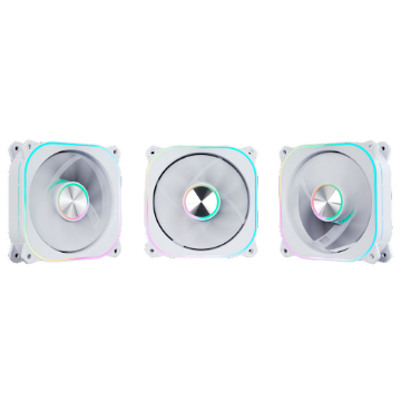 Imagem de KIT COOLER AERION ARGB VEIL S FAN100 BRANCO 120MM