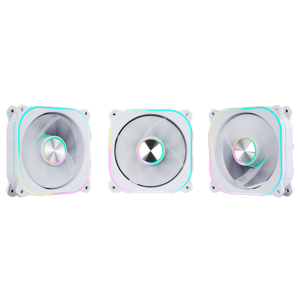 Imagem de KIT COOLER AERION ARGB VEIL S FAN100 BRANCO 120MM