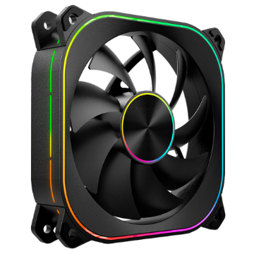 Imagem de COOLER PARA GABINETE AERION ARGB VEIL S FAN100 PRETO 120MM
