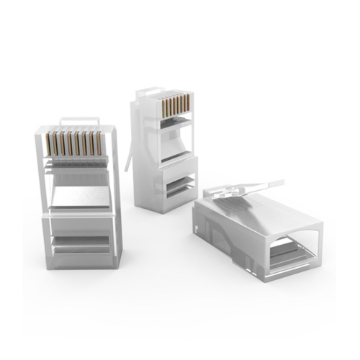 Mostrar detalhes de CONECTOR MACHO RJ45 FURUKAWA SOHOPLUS CAT5E PARA CABO SOLIDO E FLEXIVEL PCT 10 UND Imagem de CONECTOR MACHO RJ45 FURUKAWA SOHOPLUS CAT5E PARA CABO SOLIDO E FLEXIVEL PCT 10 UND