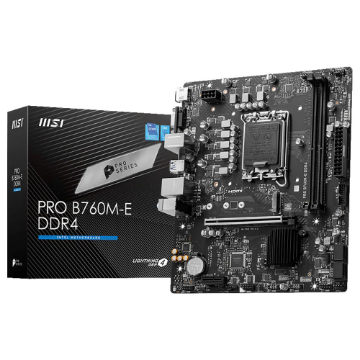 Mostrar detalhes de PLACA MAE (INTEL) MSI PRO B760M-E DDR4 LGA1700 12° 13° E 14° GERACAO Imagem de PLACA MAE (INTEL) MSI PRO B760M-E DDR4 LGA1700 12° 13° E 14° GERACAO