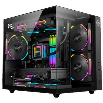 Imagem de GABINETE GAMER KALKAN MIDGARD PRETO SEM FAN KLK00039
