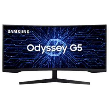 Imagem de MONITOR 34" SAMSUNG LC34G55TWWLMZD ODYSSEY G5 CURVO UWQHD / 165HZ / HDMI