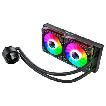 Imagem de WATER COOLER GAMEMAX ICEBURG 240DS8IBK BLACK ARGB