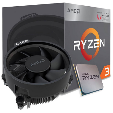 Mostrar detalhes de PROCESSADOR AMD RYZEN R3-3200G 4GHz AM4 6MB CACHE Imagem de PROCESSADOR AMD RYZEN R3-3200G 4GHz AM4 6MB CACHE
