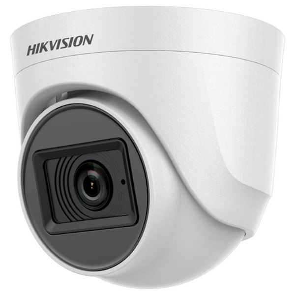 Imagem de Camera Hikvision Analogica 5MP Turret 2.8mm EXIR Smart IR 40m Mic Embutido DS-2CE76H0T-ITPFS