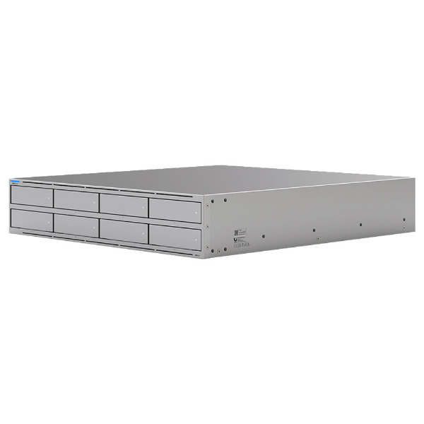 Imagem de STORAGE NAS UBIQUITI 2U 8BAIAS PARA HDD/SSD 2.5"/3.5" 02SFP+ 10GB MAIS 01LAN 10GB UNAS-PRO-8-BR RACK