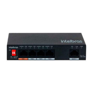 Mostrar detalhes de SWITCH INTELBRAS SF 500 HI-POE 5 PORTAS FAST ETHERNET COM 4 PORTAS POE+ - 4760069 Imagem de SWITCH INTELBRAS SF 500 HI-POE 5 PORTAS FAST ETHERNET COM 4 PORTAS POE+ - 4760069