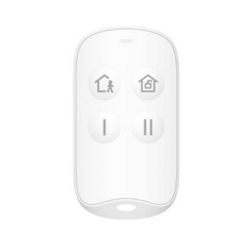 Imagem de CONTROLE REMOTO ALARME SEM FIO AX HOME 868MHz / 4 TECLAS / COM BATERIA DS-PKF201-WE HIKVISION