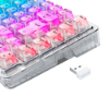 Imagem de TECLADO REDRAGON MECANICO GAMER ELF PRO RGB CRYSTAL CLEAR TRANSPARENTE K649CT-RGB-PRO PT