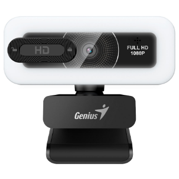 Mostrar detalhes de WEBCAM GENIUS FACECAM LIGHT FULL HD 1080P LED Imagem de WEBCAM GENIUS FACECAM LIGHT FULL HD 1080P LED