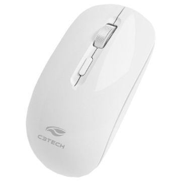 Mostrar detalhes de MOUSE C3TECH SEM FIO RECARREGAVEL BLUETOOTH E RECEPTOR M-BT80WH Imagem de MOUSE C3TECH SEM FIO RECARREGAVEL BLUETOOTH E RECEPTOR M-BT80WH