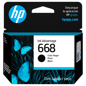 Mostrar detalhes de CARTUCHO HP 7FP37VL 668 PRETO Imagem de CARTUCHO HP 7FP37VL 668 PRETO