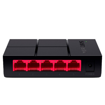 Imagem de SWITCH DE MESA 5 PORTAS 10/100/1000MBPS MERCUSYS MS105G