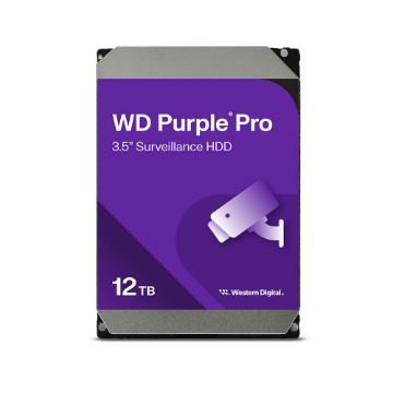 Mostrar detalhes de HDD WD PURPLE PRO 12 TB PARA SEGURANCA / VIGILANCIA / DVR - WD122PURP Imagem de HDD WD PURPLE PRO 12 TB PARA SEGURANCA / VIGILANCIA / DVR - WD122PURP