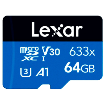 Mostrar detalhes de CARTAO DE MEMORIA MICRO SDHC LEXAR HIGH PERFORMANCE 64GB - LMS0633064G-BNNNG Imagem de CARTAO DE MEMORIA MICRO SDHC LEXAR HIGH PERFORMANCE 64GB - LMS0633064G-BNNNG