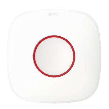 Imagem de BOTAO PANICO ALARME EMERGENCIA SEM FIO AX PRO 868MHz / IP66 / EN G2 / COM BATERIA DS-PDEB1-EG2-WE HIKVISION
