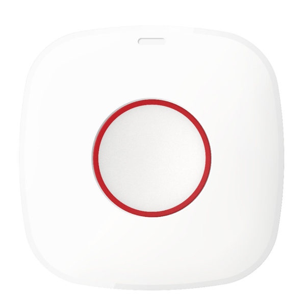 Imagem de BOTAO PANICO ALARME EMERGENCIA SEM FIO AX PRO 868MHz / IP66 / EN G2 / COM BATERIA DS-PDEB1-EG2-WE HIKVISION
