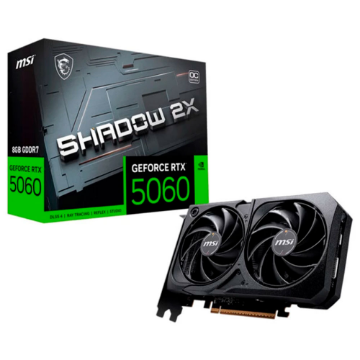 Mostrar detalhes de PLACA DE VIDEO MSI GEFORCE RTX 5060 SHADOW 2X OC 8GB GDDR7 128BITS 912-V537-038 Imagem de PLACA DE VIDEO MSI GEFORCE RTX 5060 SHADOW 2X OC 8GB GDDR7 128BITS 912-V537-038